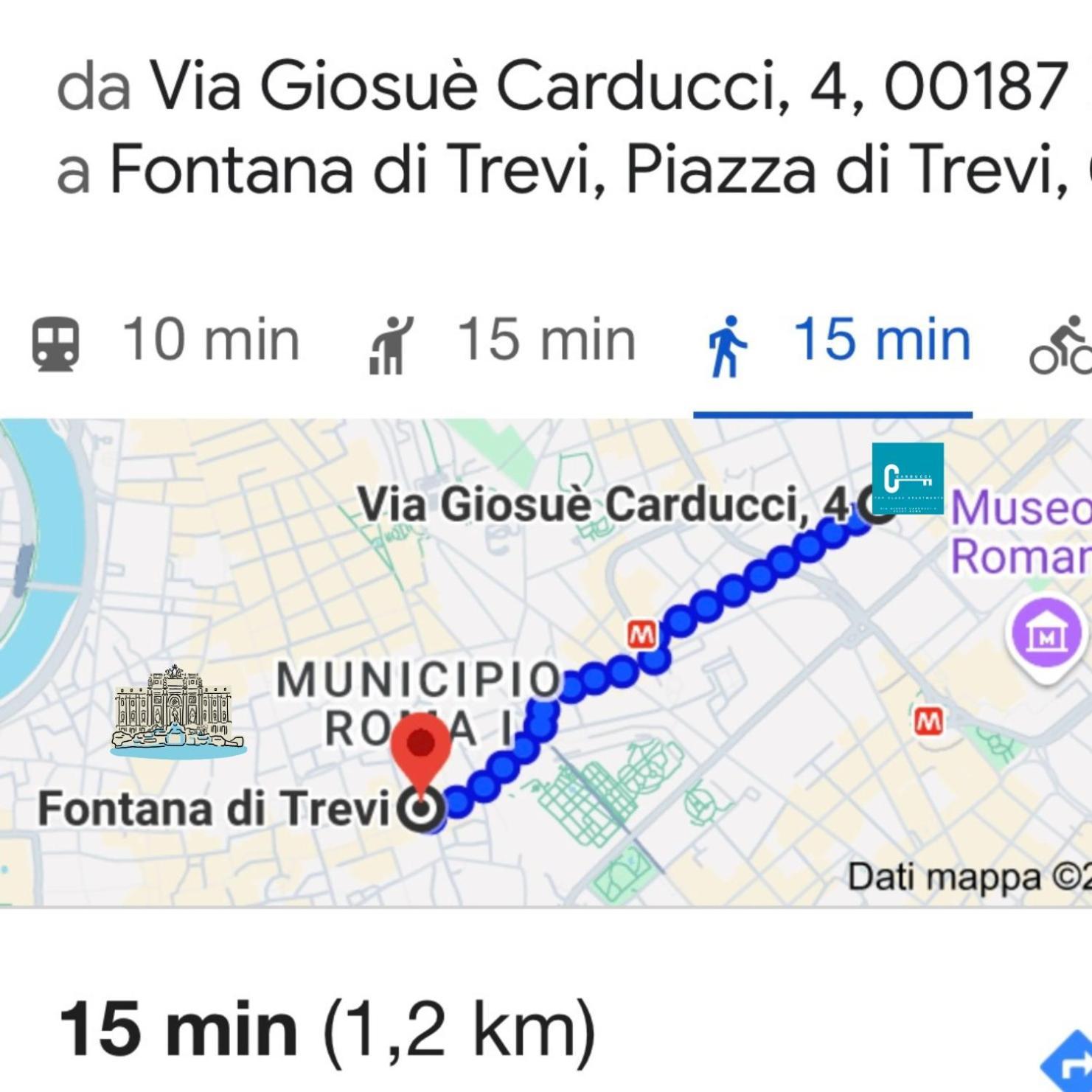 C3 Top Class Apartment, 2 Camere Da Letto, 2 Bagni, Giardino Distante 15 Minuti A Piedi Da Fontana Di Trevi 로마 외부 사진